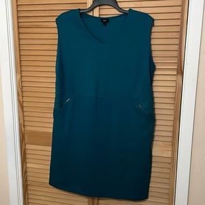 Turquoise Plus size dress